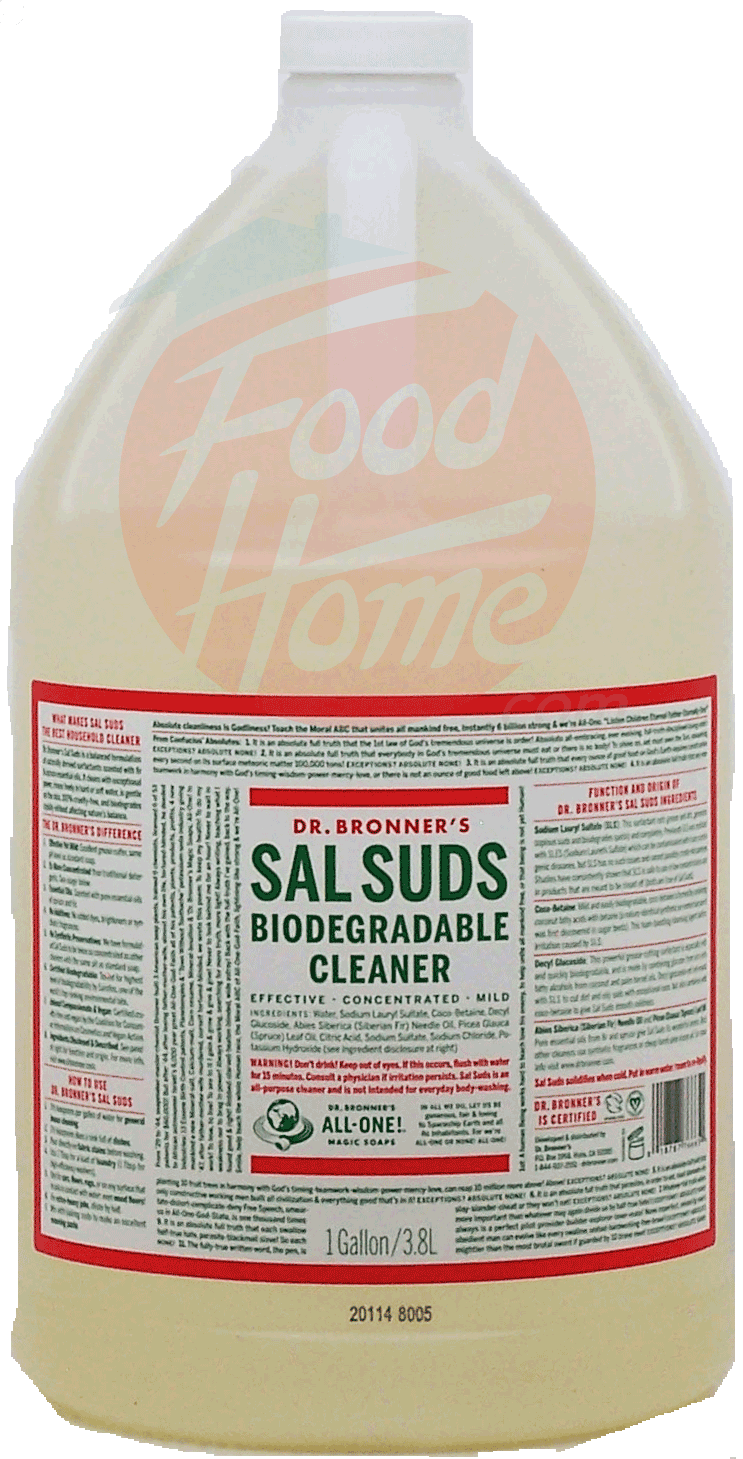 Dr. Bronner's Magic Sal Suds biodegradable liquid cleaner Full-Size Picture